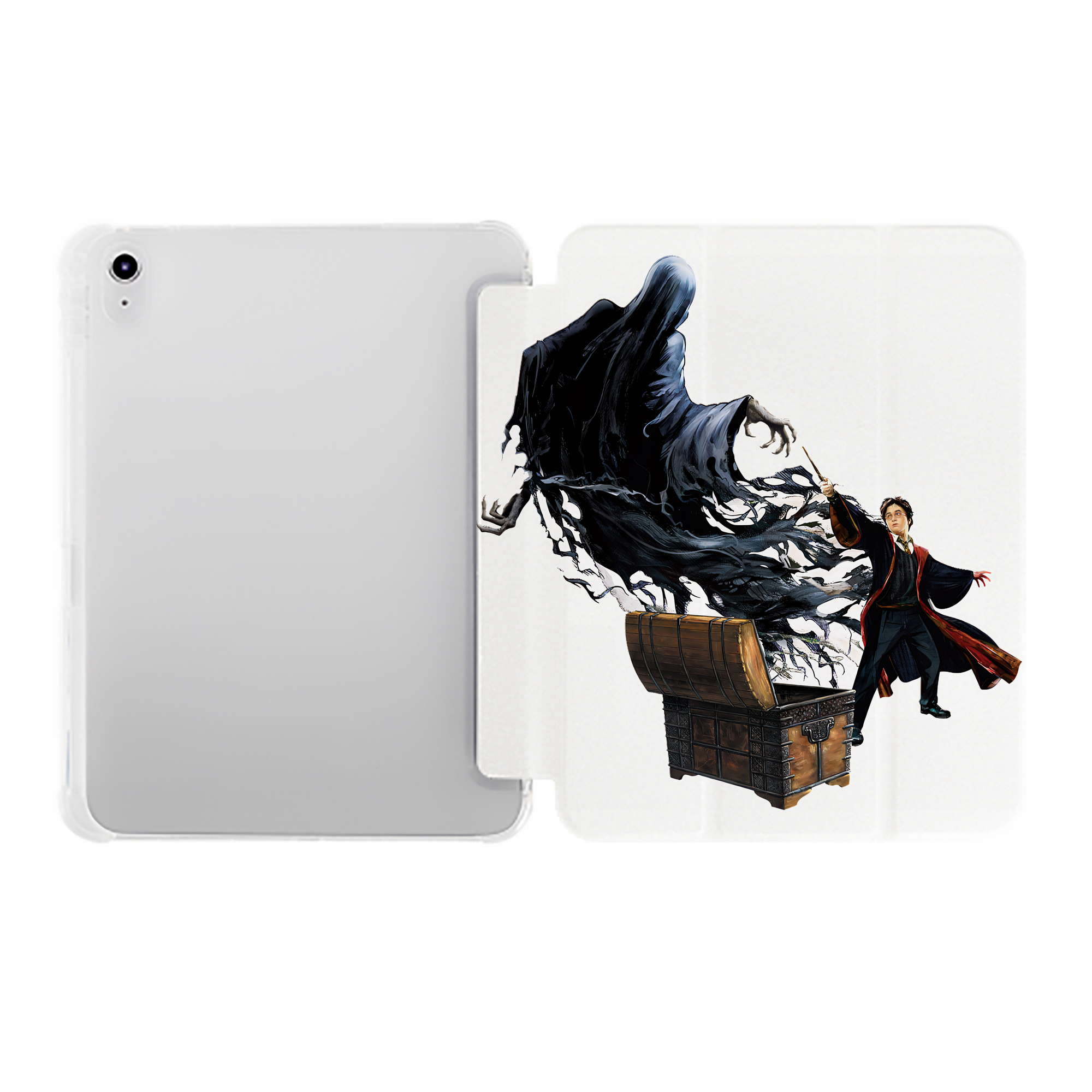 （画像用） Harry Potter ハリー・ポッターシリーズ IPad ケース ペン収納付き 三つ折りスタンド PUレザー×シリコン 対応機種9.5/10.5/10.9インチ